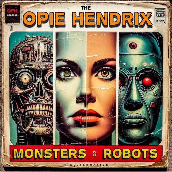 Cover art for Monsters and Robots